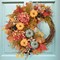 Fall Wreaths for Front Door Outside - 18" Artificial Pumpkin Hydrangea Flowers Maple Leaves and Berries for Porch Wall Window Halloween Thanksgiving Indoor Outdoor Decorations